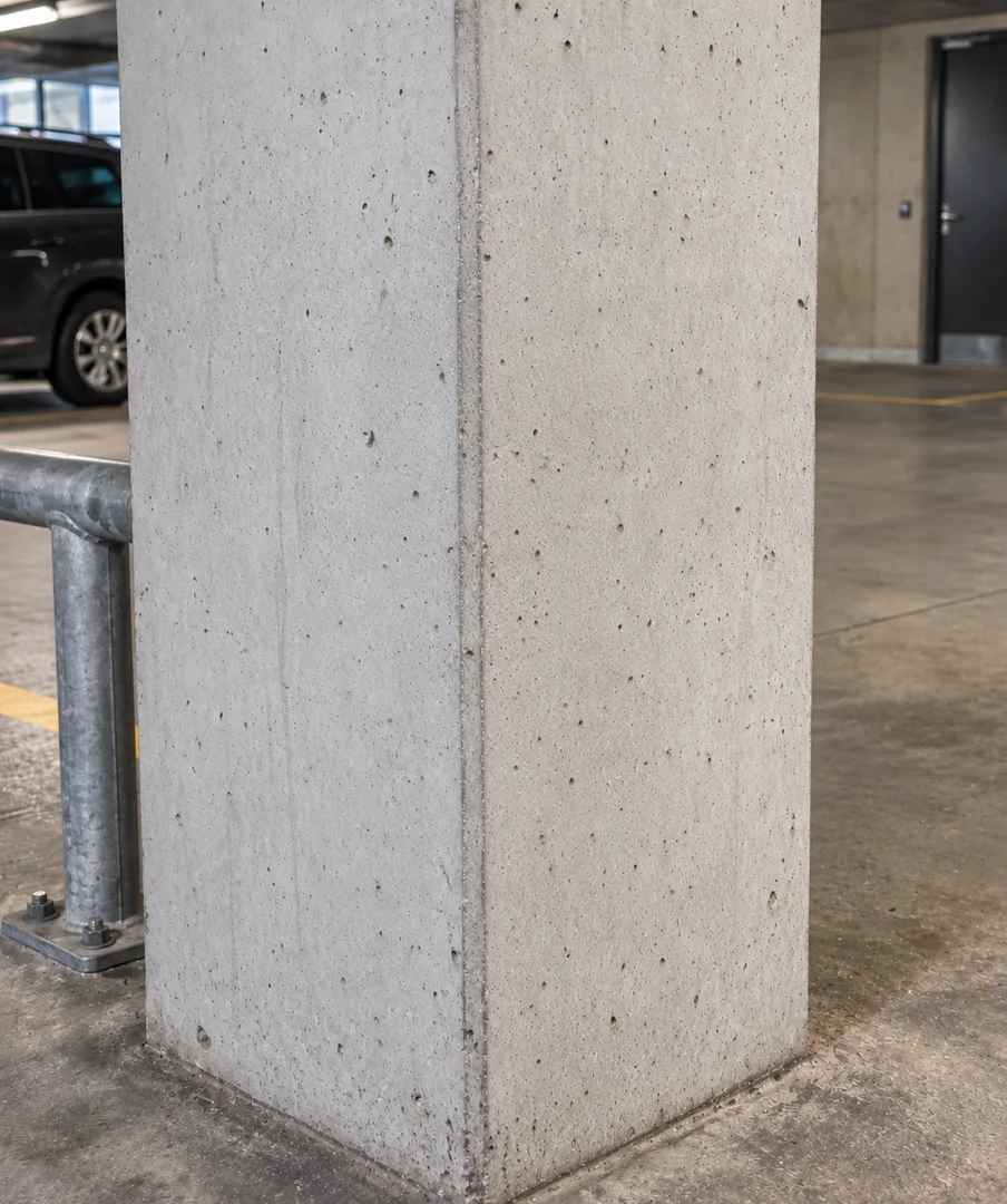 Betonoberflächen: nach der Reinigung